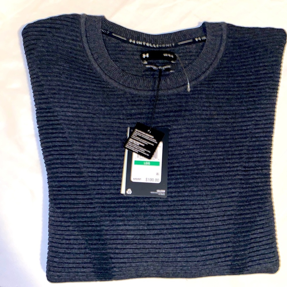 Men’s Under Armour knit sweater size Large with tags